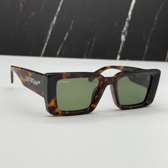 NEW OFF-WHITE SUNGLASSES, OFF-WHITE SAVANNAH HAVANA GREEN UNISEX EYEWEAR main image 6